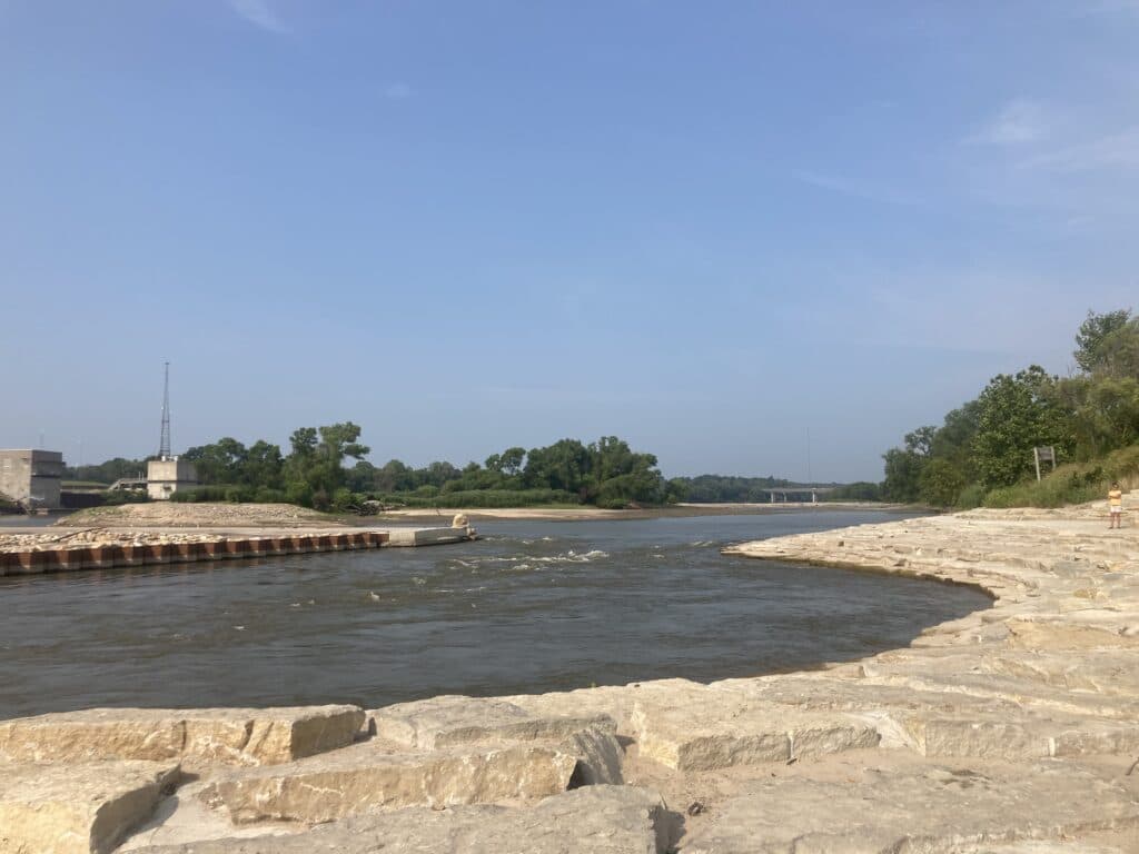 Topeka Water Plant Low-Head Dam